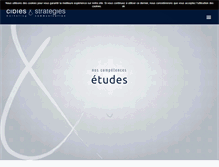 Tablet Screenshot of cibles-strategies.com